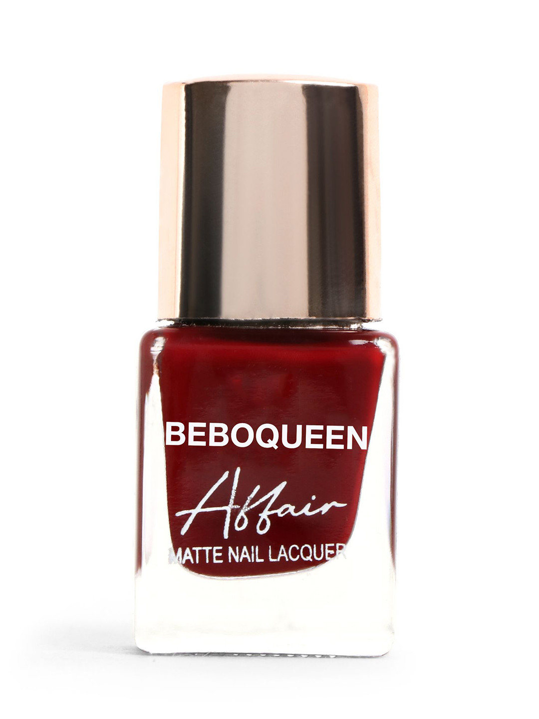 beboqueen Affair Matte Long Lasting Nail Lacquer - 5 ml - Maroon