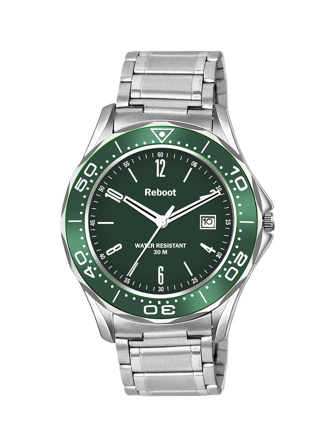 REBOOT Men Dial & Stainless Steel Bracelet Style Straps Analogue Watch 1631