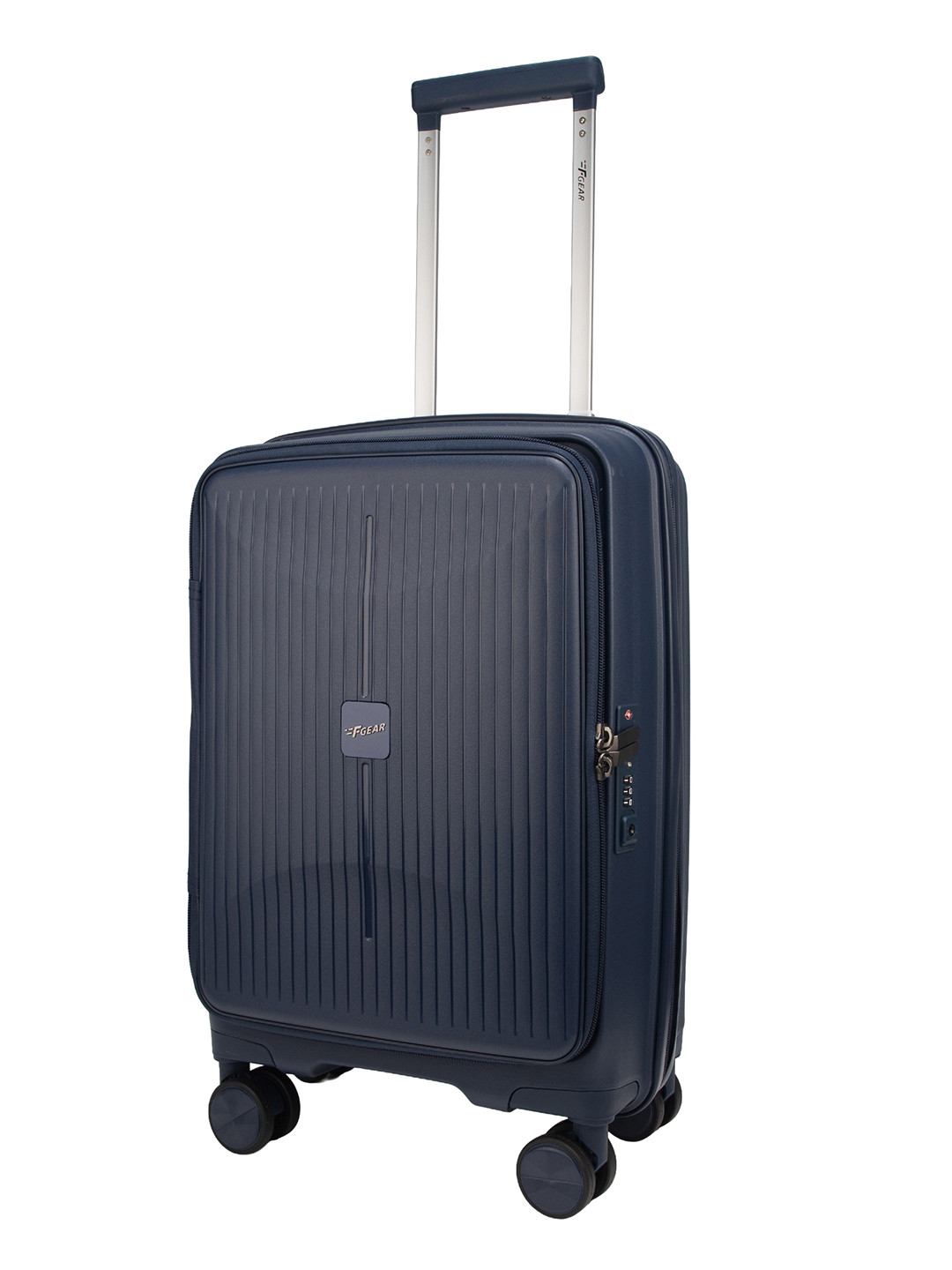 F Gear Myton Cabin Front Opening Hard Sided Trolley Suitcase