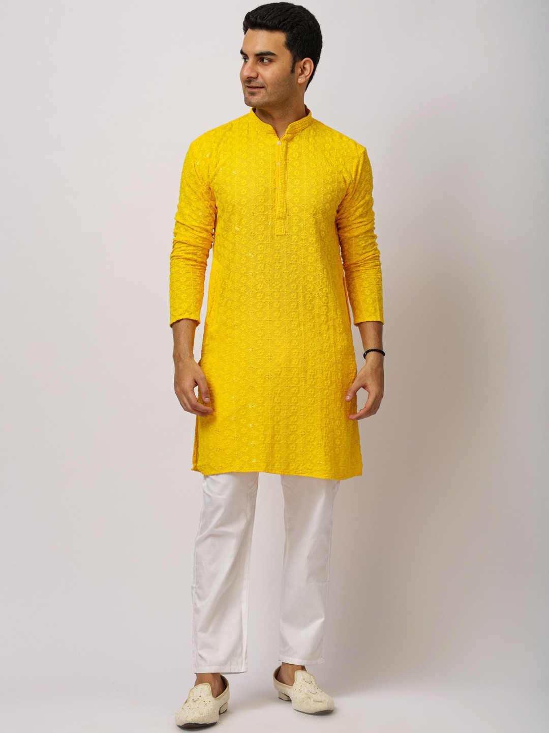 Aesthelia Men Regular Kurta with Pyjamas