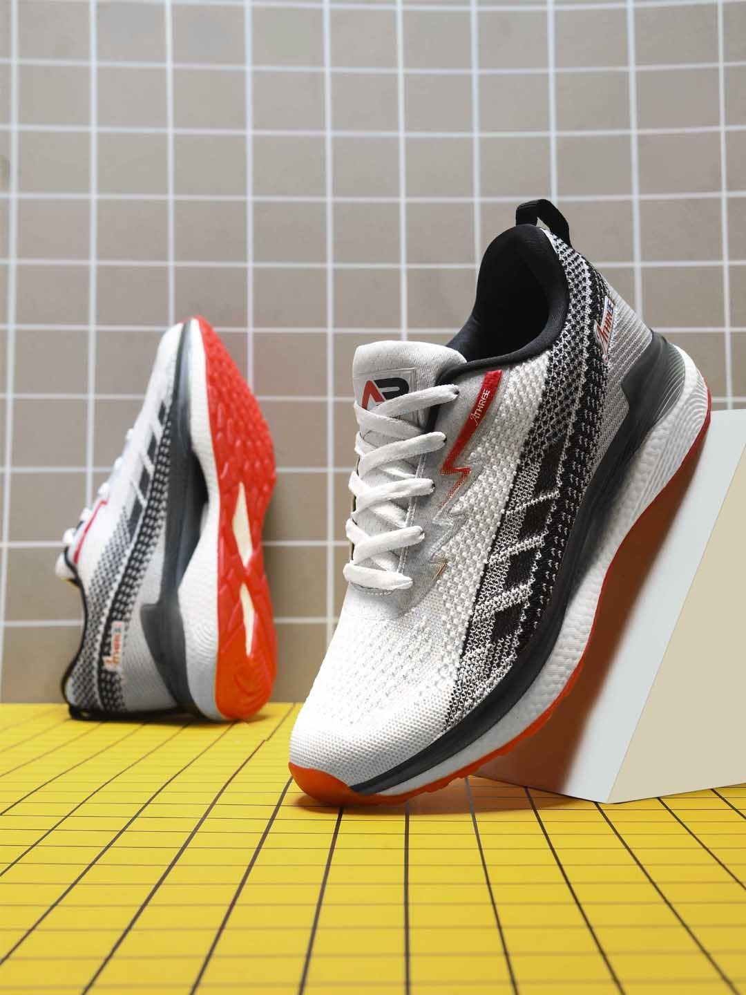 Athree Men Non-Marking Lace-Ups Running Sports Shoes