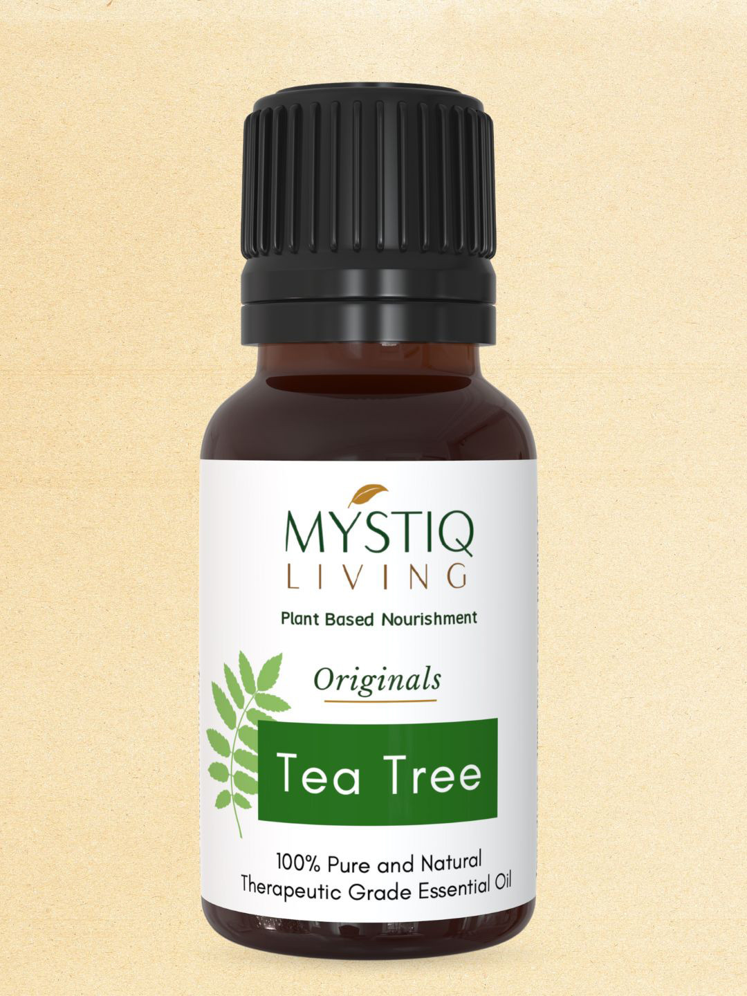 MYSTIQ LIVING Tea Tree Essential Oil For Face Skin & Hair 15ml