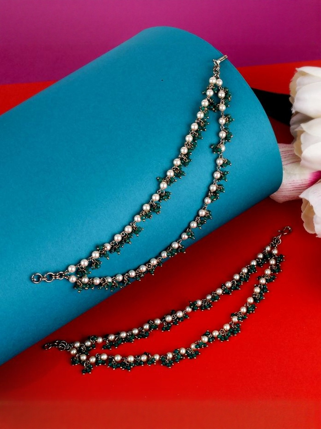 SALONI FASHION JEWELLERY Ear Cuff Earrings