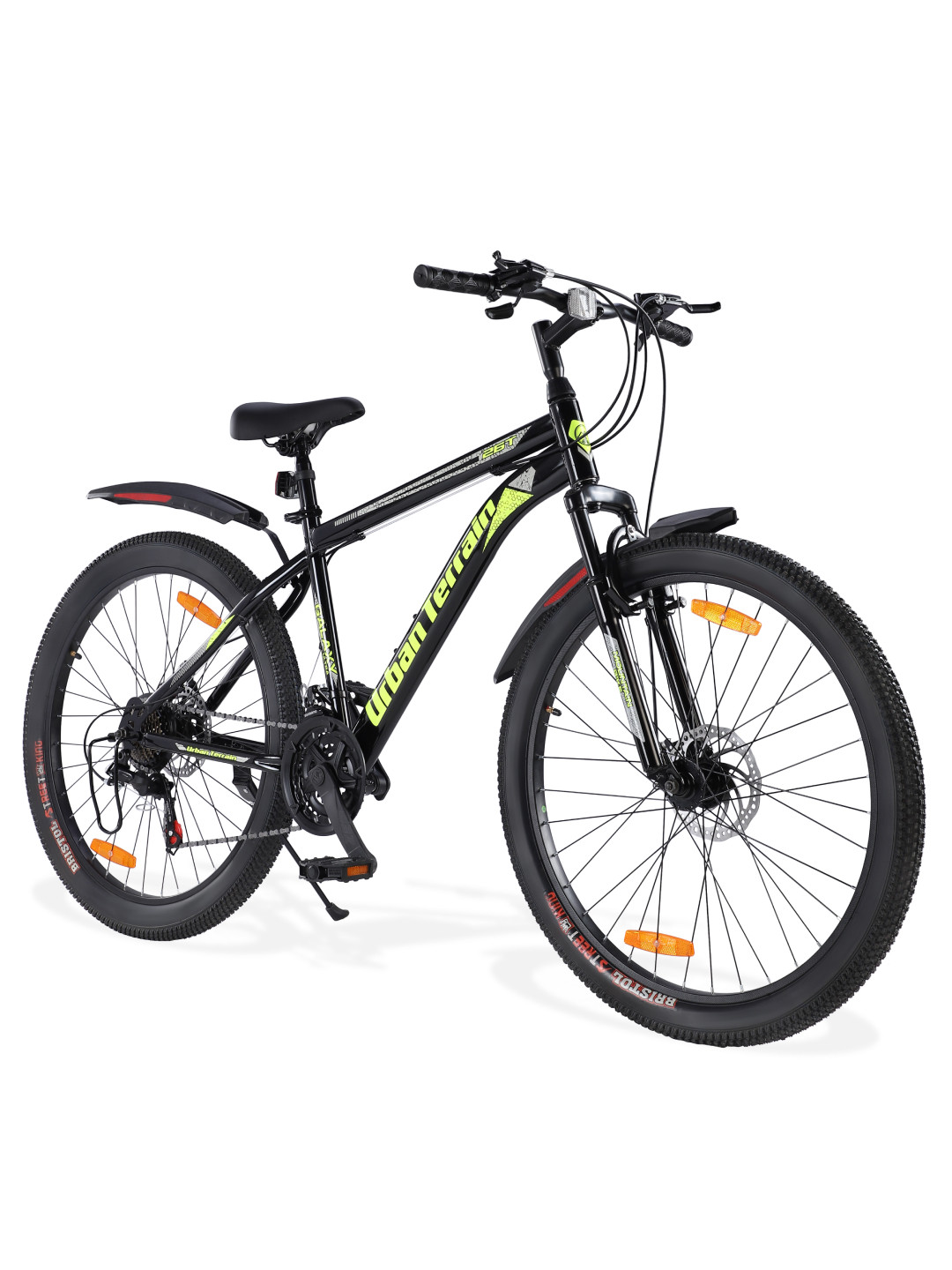 URBAN TERRAIN Galaxy Ultra Geared 21 Speed 26T Mountain Cycle Green