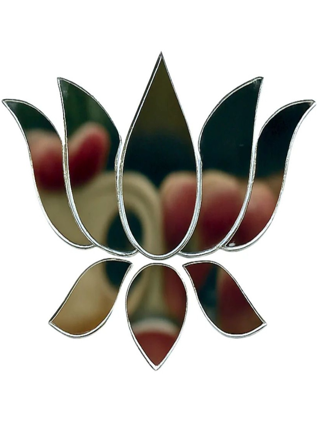 MIRROR GLASS WORLDWIDE Lotus Cutout Shape Mirror