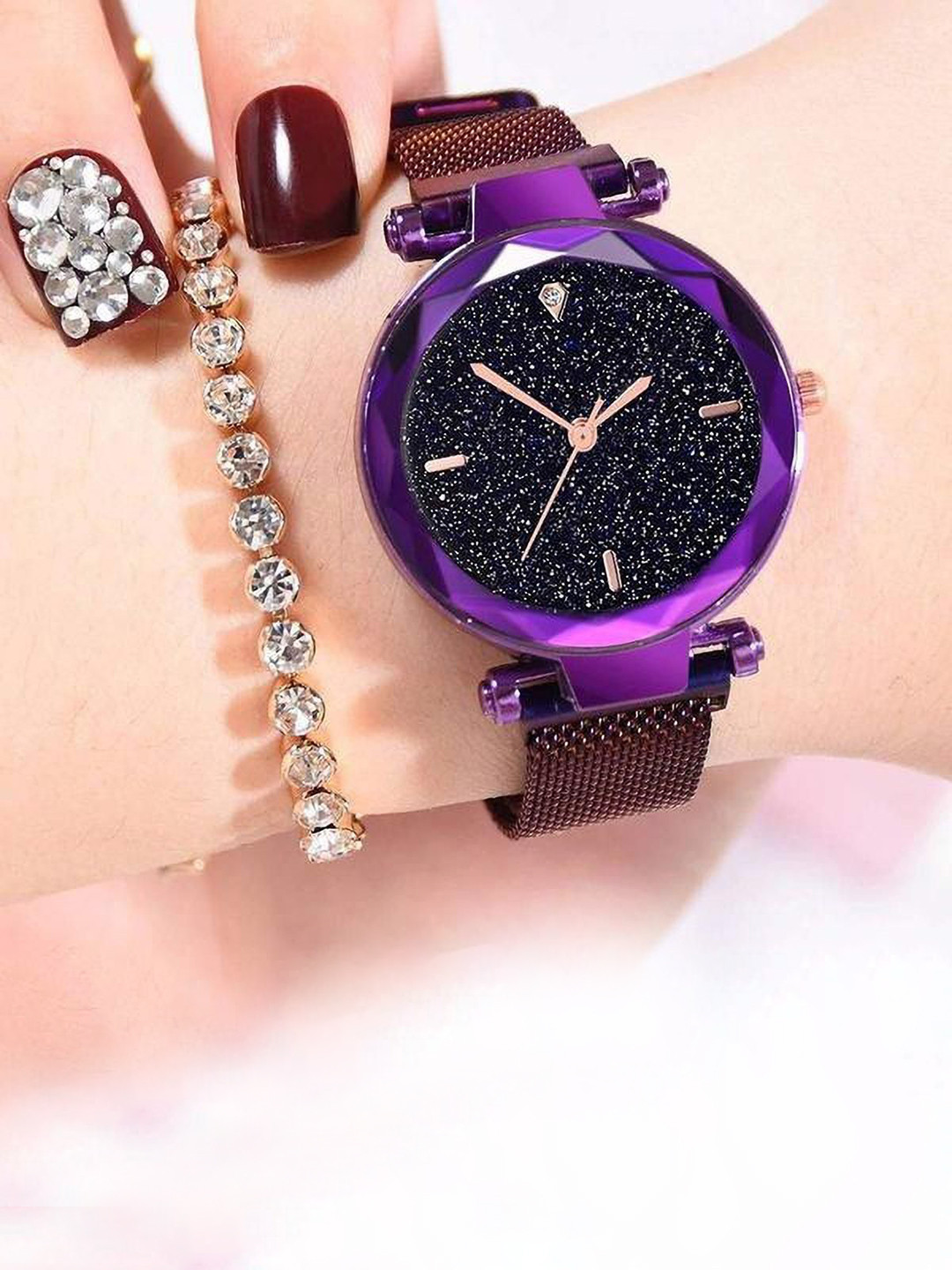 WATCHSTAR Women Dial & Straps Analogue Watch MGTT PURPLE