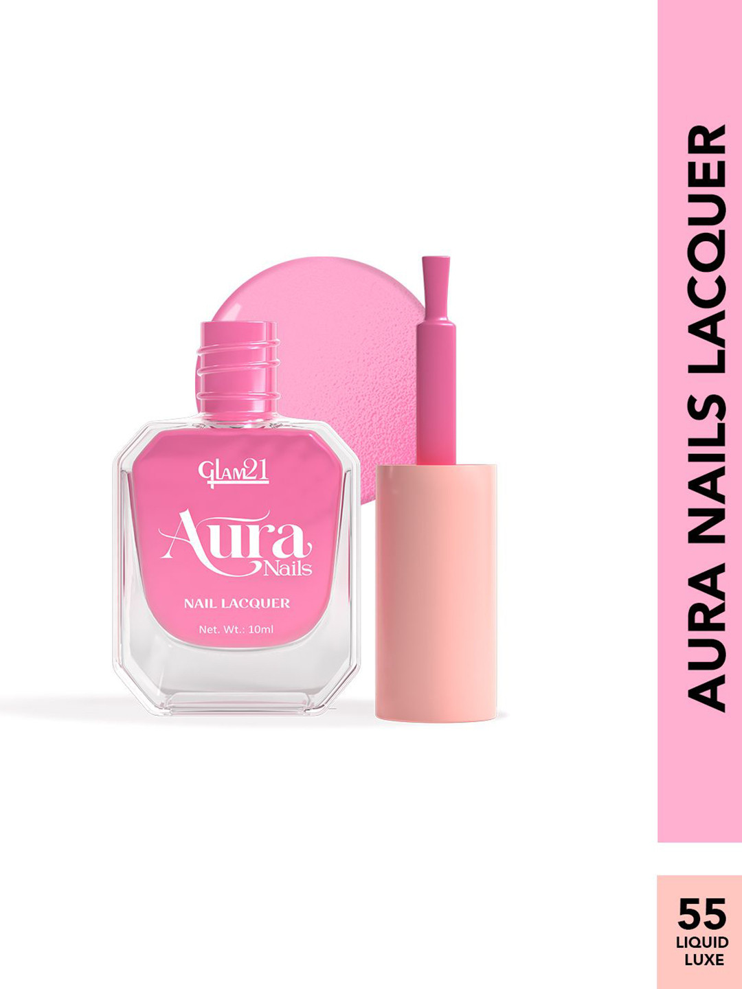 GLAM21 Aura Nails High-Shine Chip-Resistant Nails Lacquer 10 ml - Liquid Luxe 55
