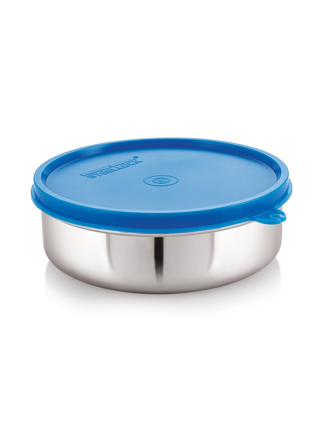 STEELLOCK Blue Stainless Steel Leak Resistant 4 Pieces Flip Top Canisters -850 ml Each