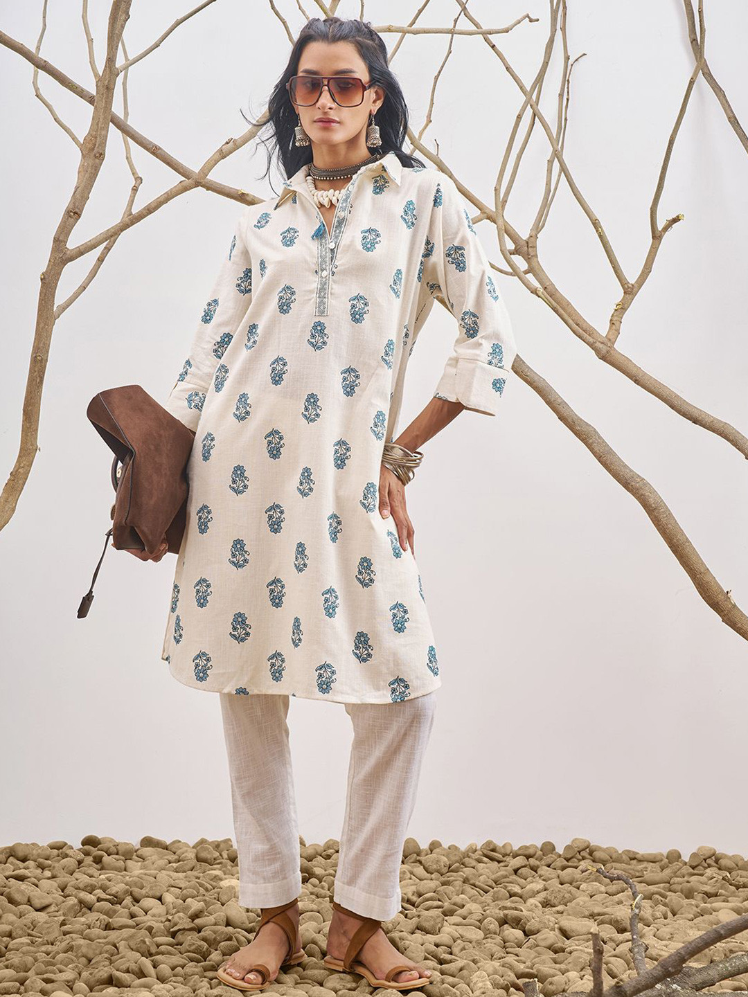 Vara By Vishudh Women Floral Printed Indie Prints Kurta