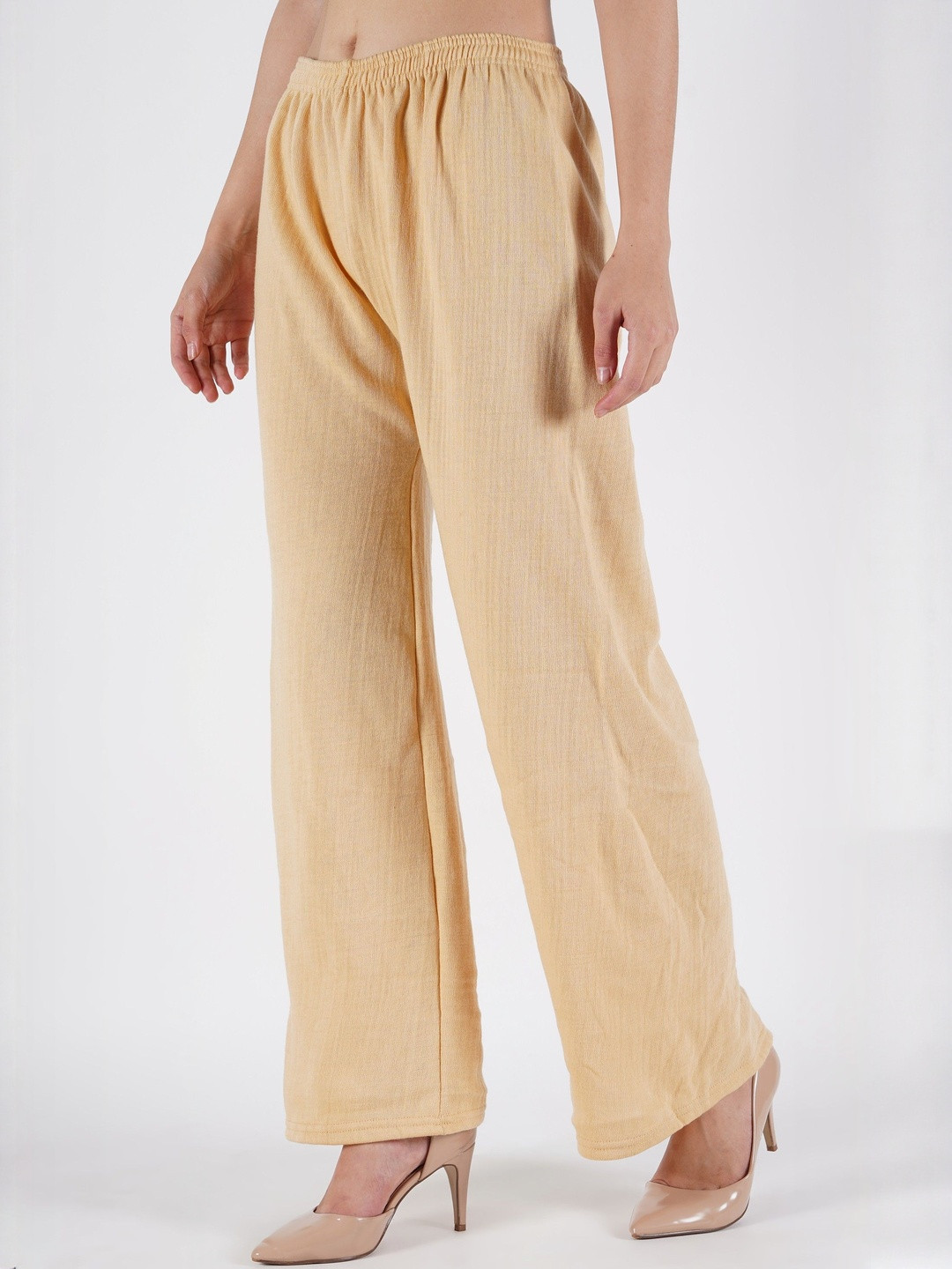 CROWN KING Women Easy Wash Trousers