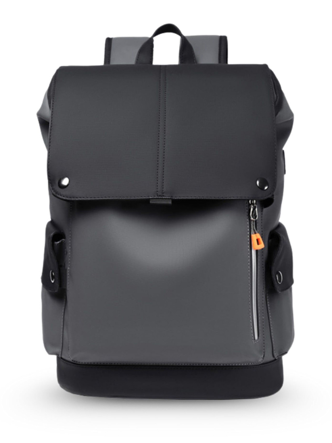 QIDREZY Unisex Compression Straps Backpacks  with USB Charging Port