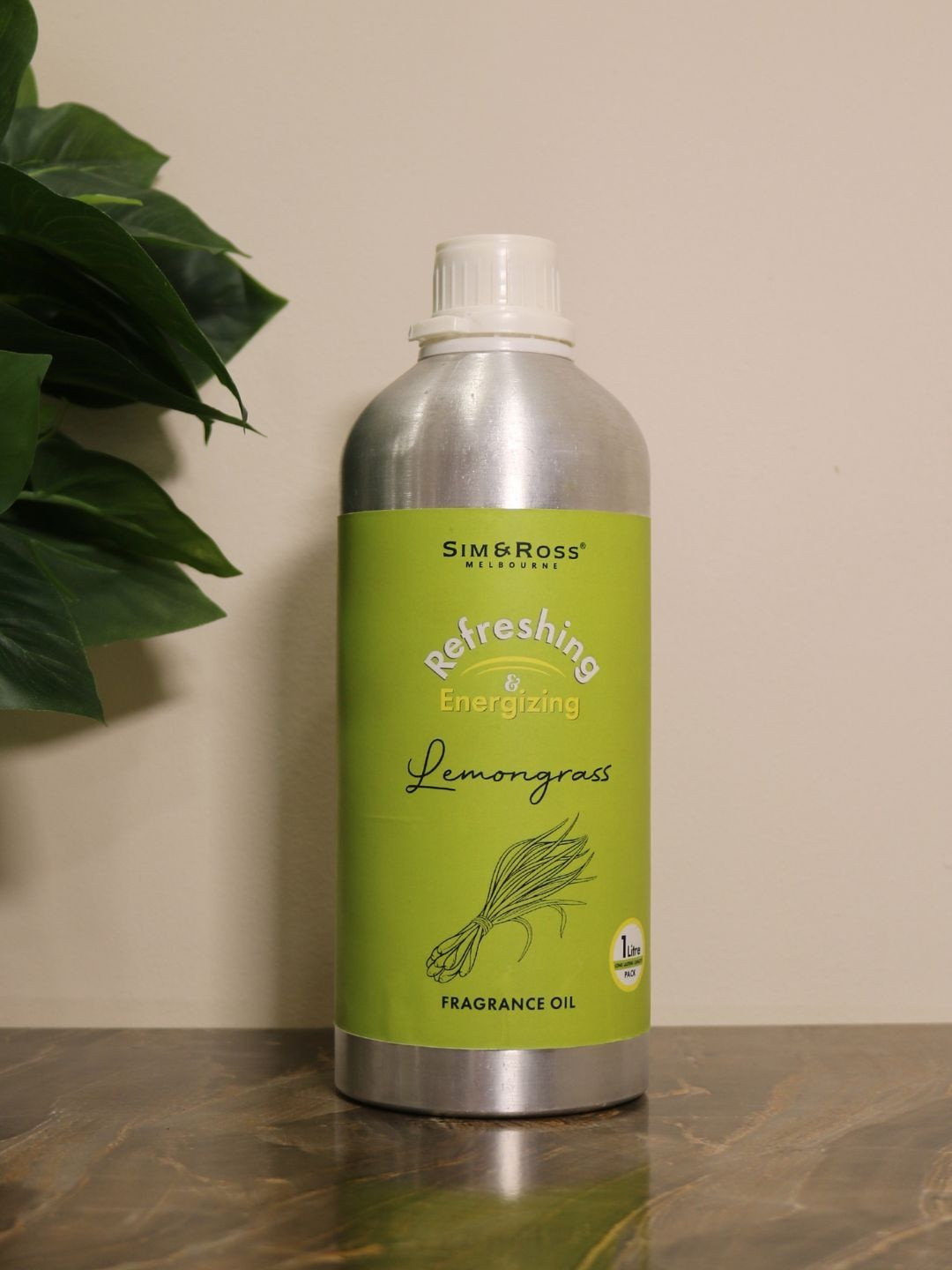 Sim & Ross Green 100% Pure Lemongrass Essential Oil 1 L