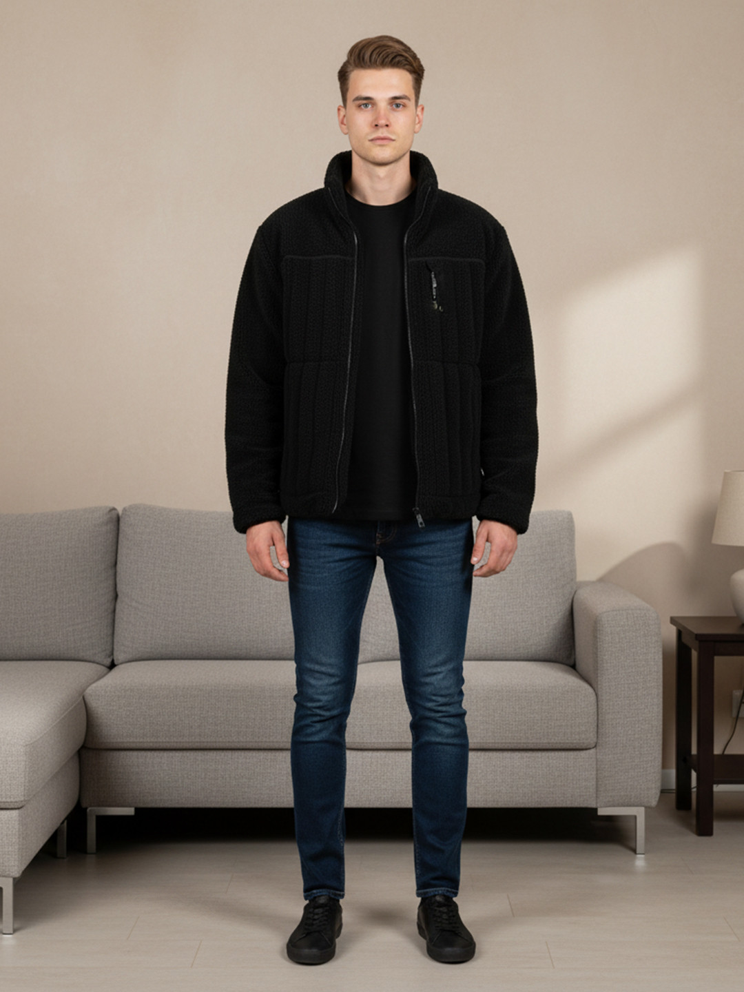 Mast & Harbour Men Long Sleeves Puffer Jacket