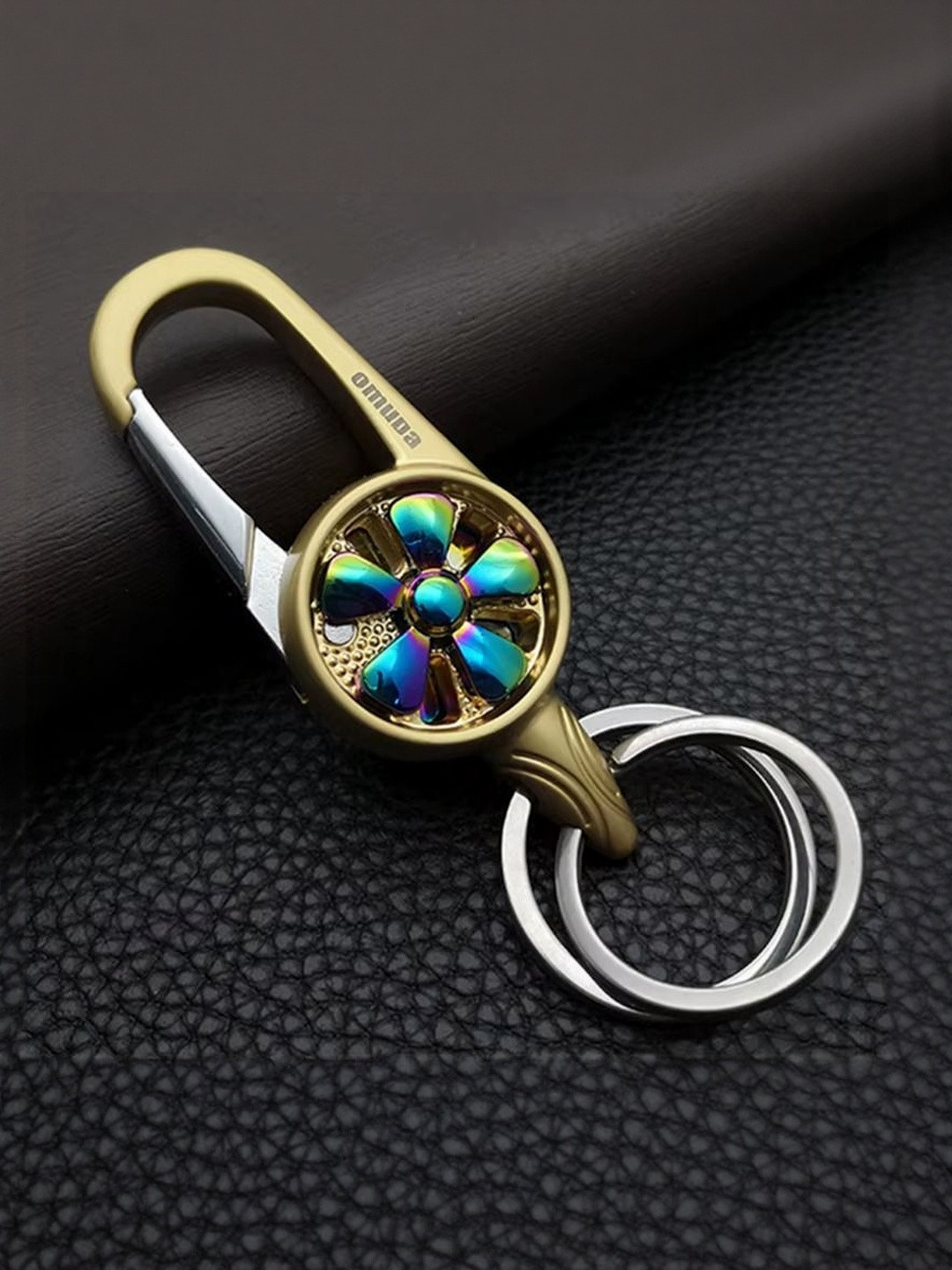 omuda Stainless Steel Hook Locking Key Chain