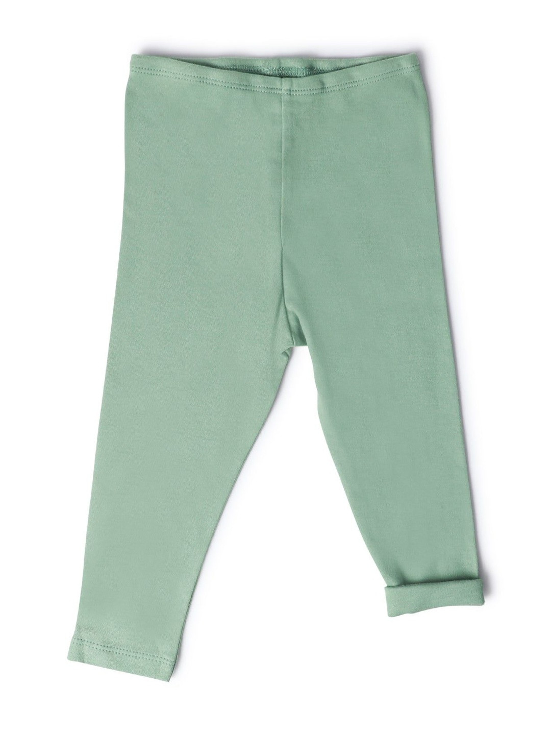 Itsyboo By Waterlemons Infant Girls Solid Pure Organic Cotton Ankle Length Leggings