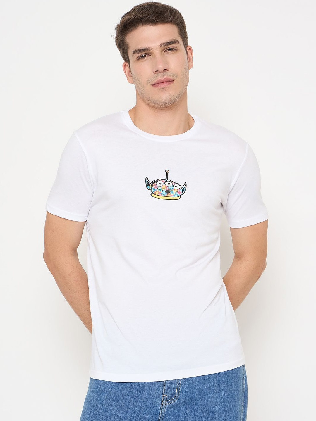 Wear Your Mind Toy Story Printed Round Neck Pure Cotton T-Shirt