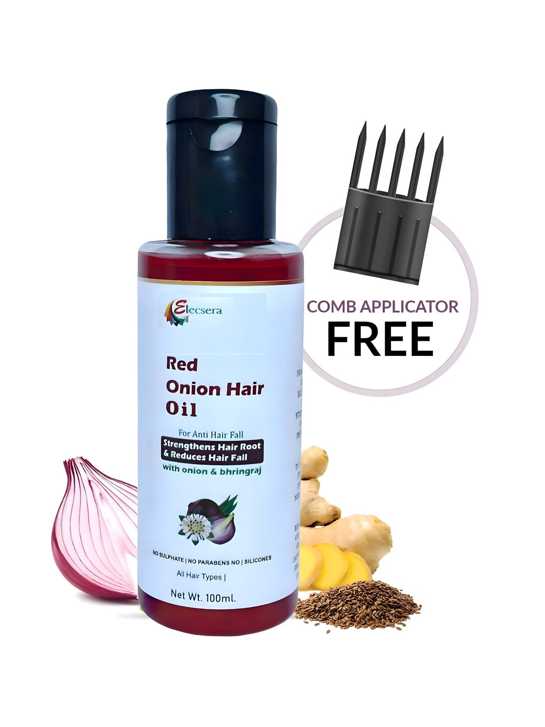 Elecsera Red Onion Hair Oil For Hair Growth - 100 ml