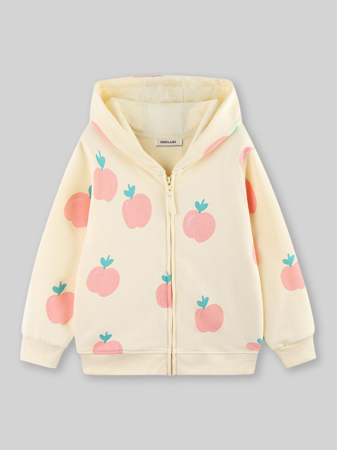 INCLUD Girls Apple Printed Sweatshirt