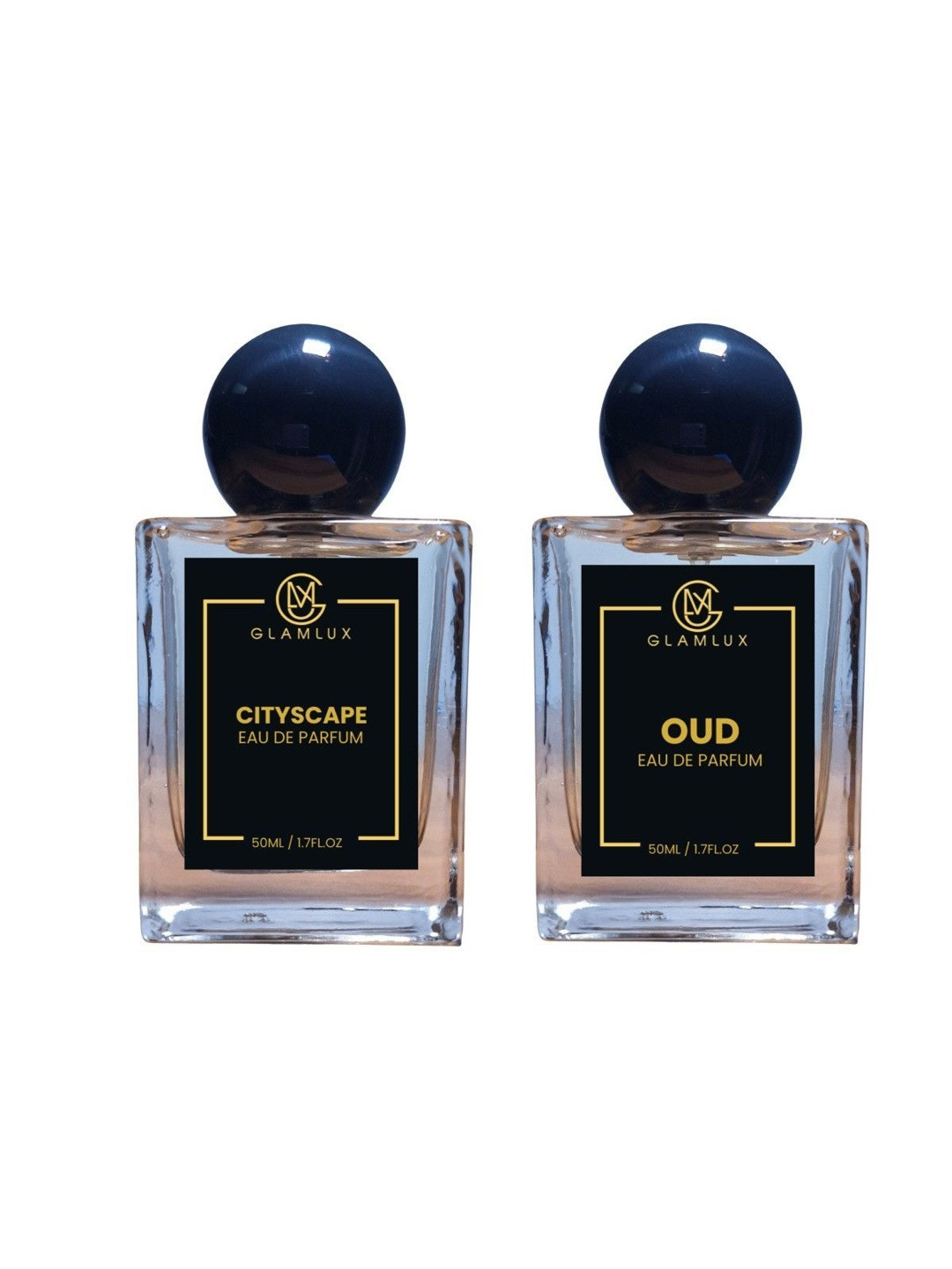 Glamlux Set Of 2 City Scape & Oud Long Lasting Eau De Parfum- 50 ml Each