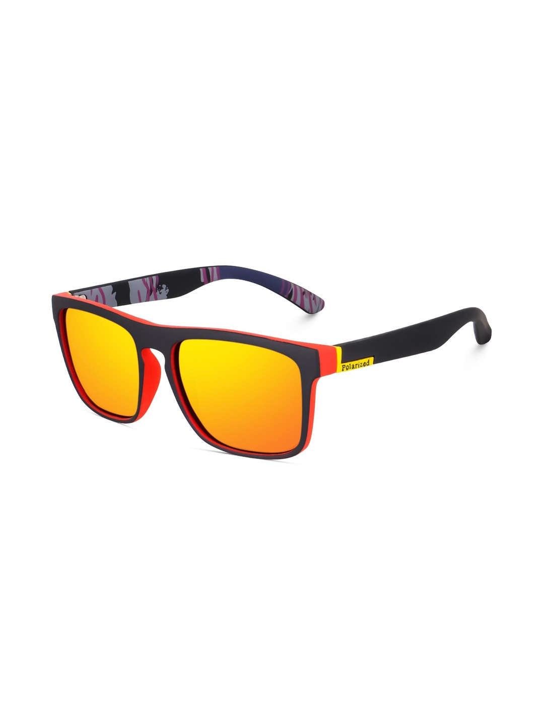 LIZA ANGEL Unisex Polarised and UV Protected Lens Square Sunglasses