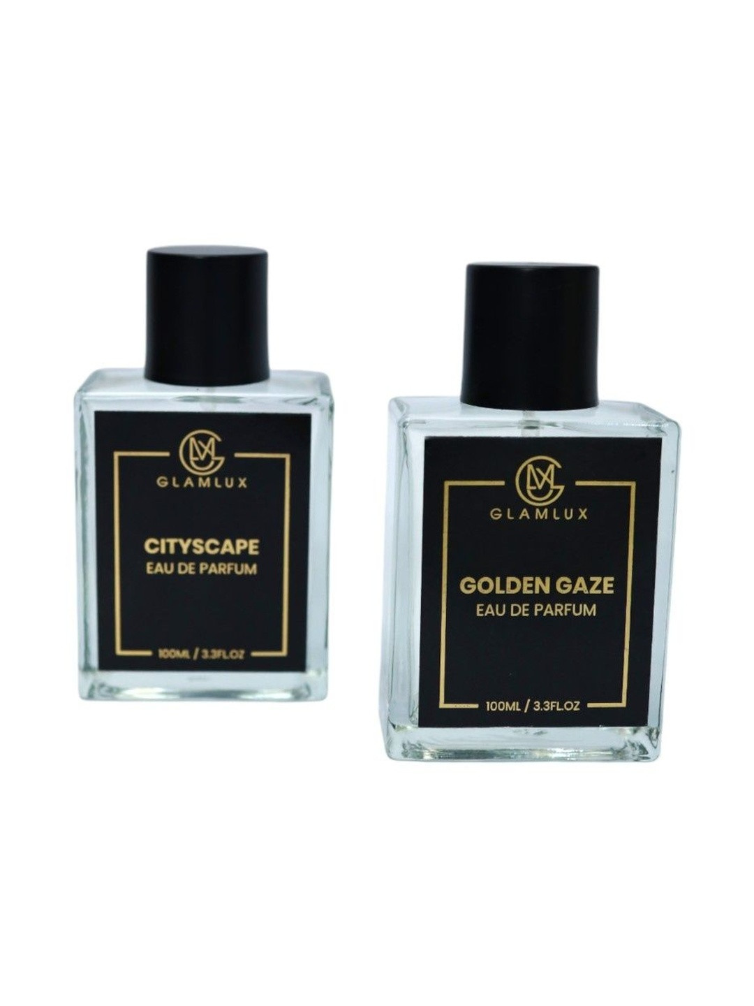 Glamlux Set Of 2 Goldengaze & Cityscape Long Lasting Eau De Parfum - 100 ml Each