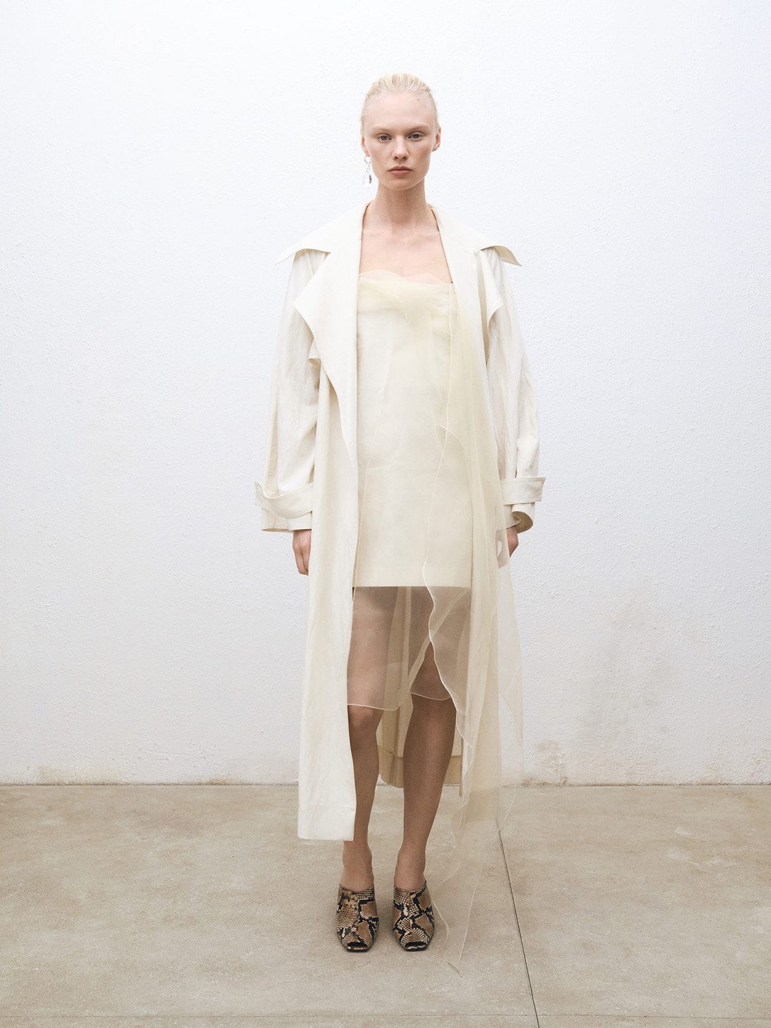 MANGO Trench Coat with Belt