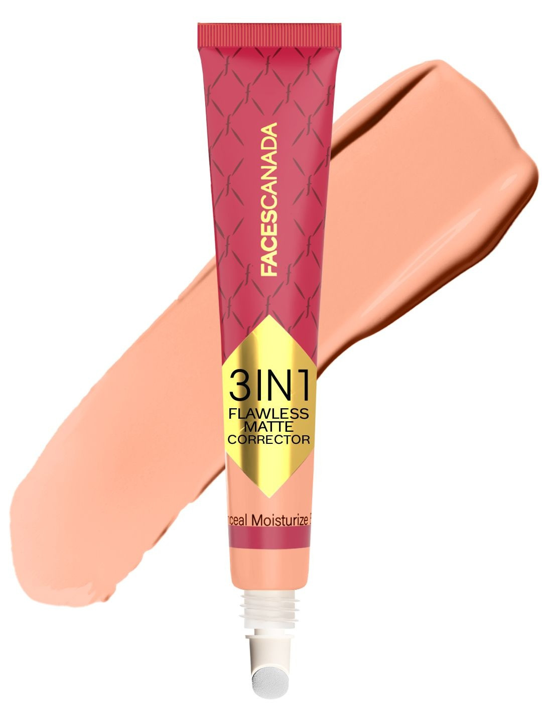 FACES CANADA 3 in 1 Flawless Matte Corrector for Dark Circles & Spots 8g - Peach