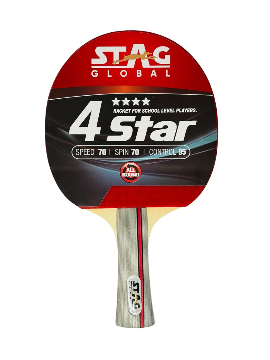 STAG GLOBAL Printed Wooden Table Tennis Bat