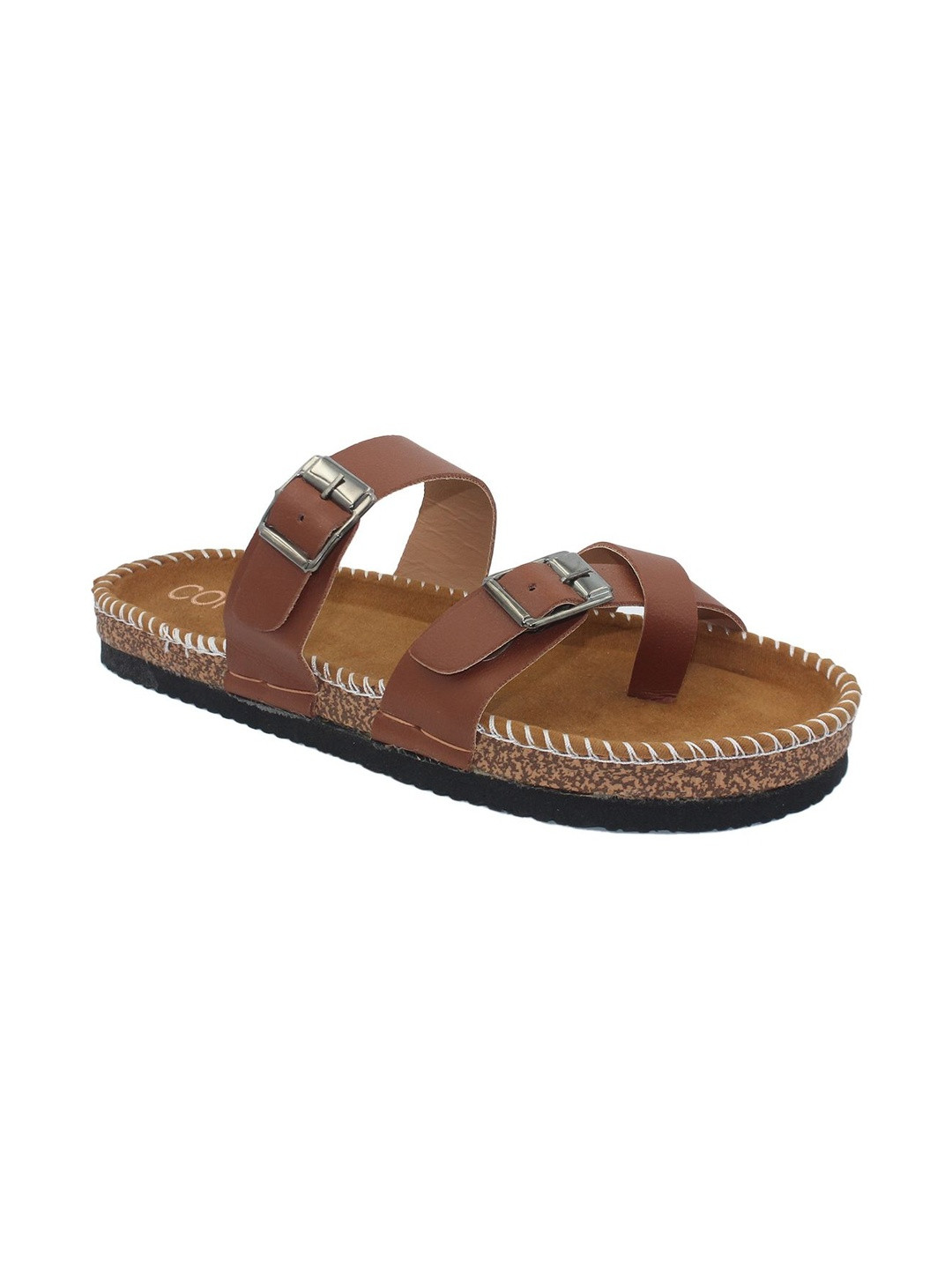 CORSICA Women Open Toe Flats with Buckles