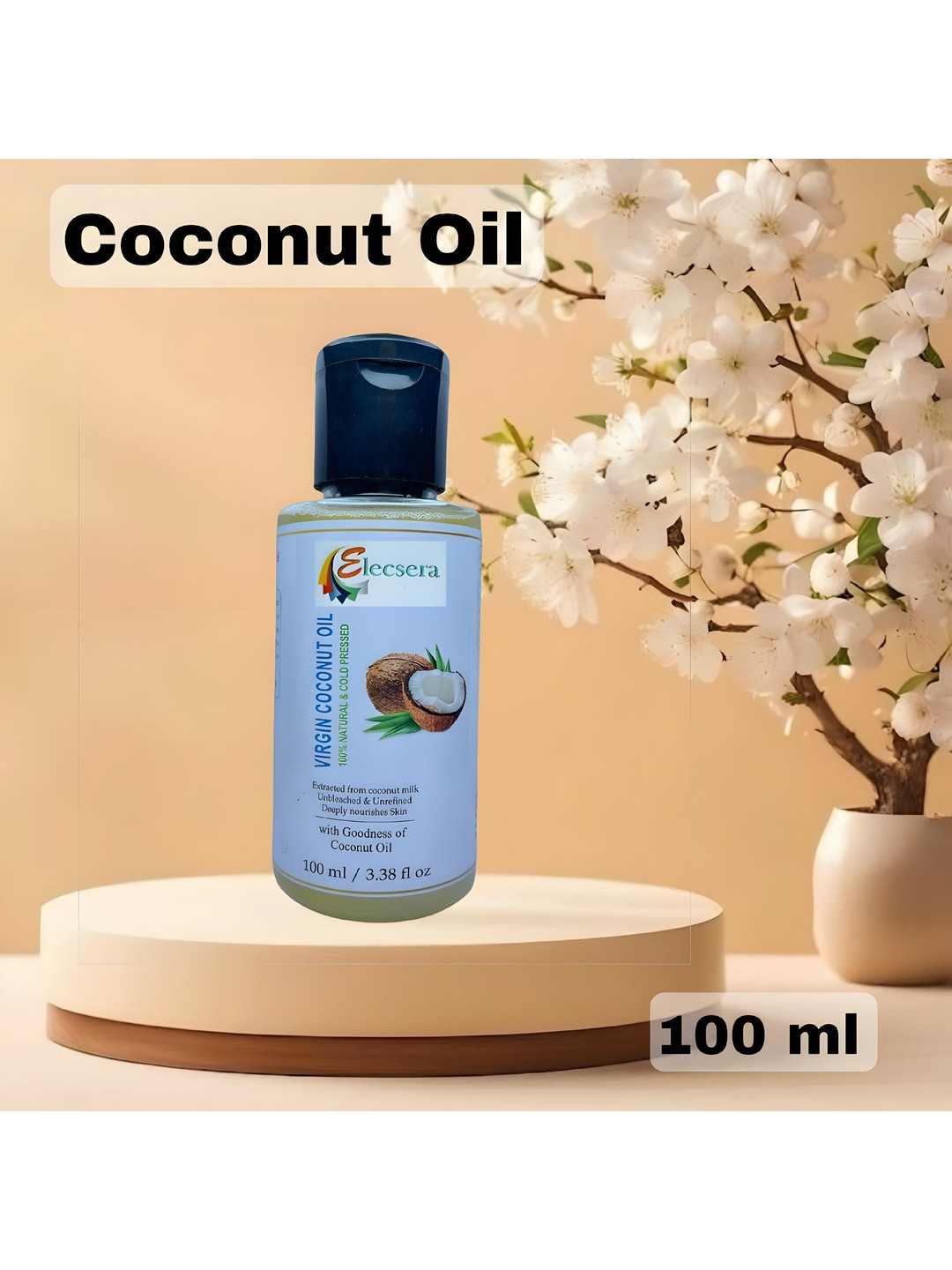 Elecsera Cold Pressed Virgin Coconut Oil - 100 ml