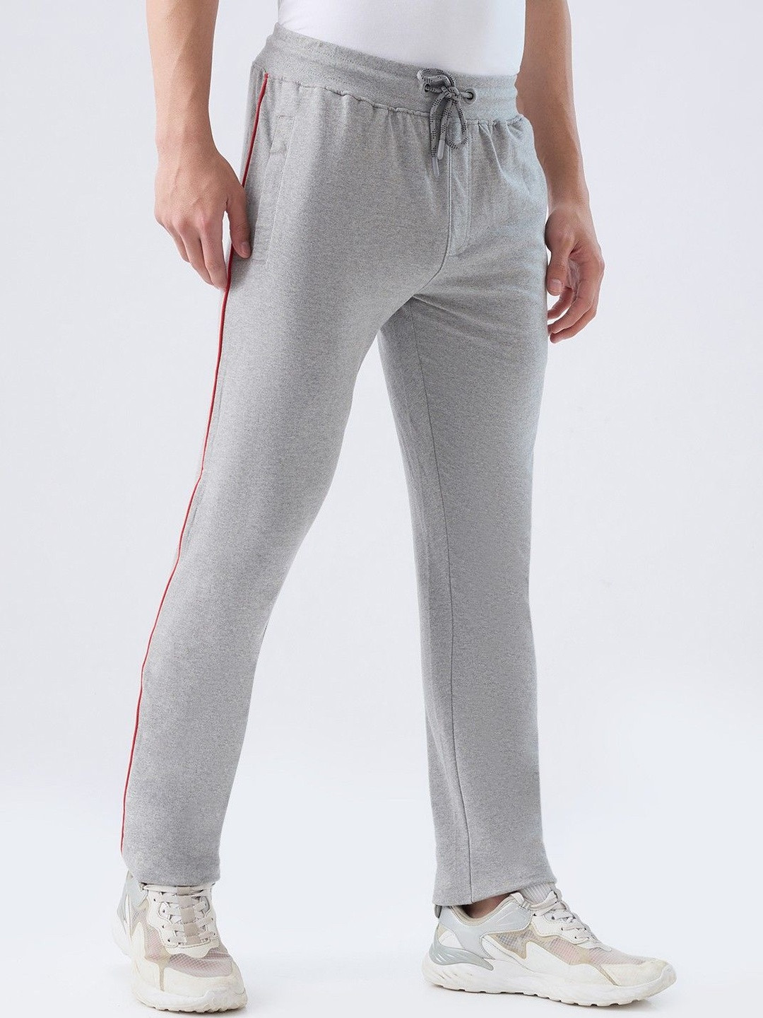 Park Avenue Men Cotton Side Stripes Track Pants