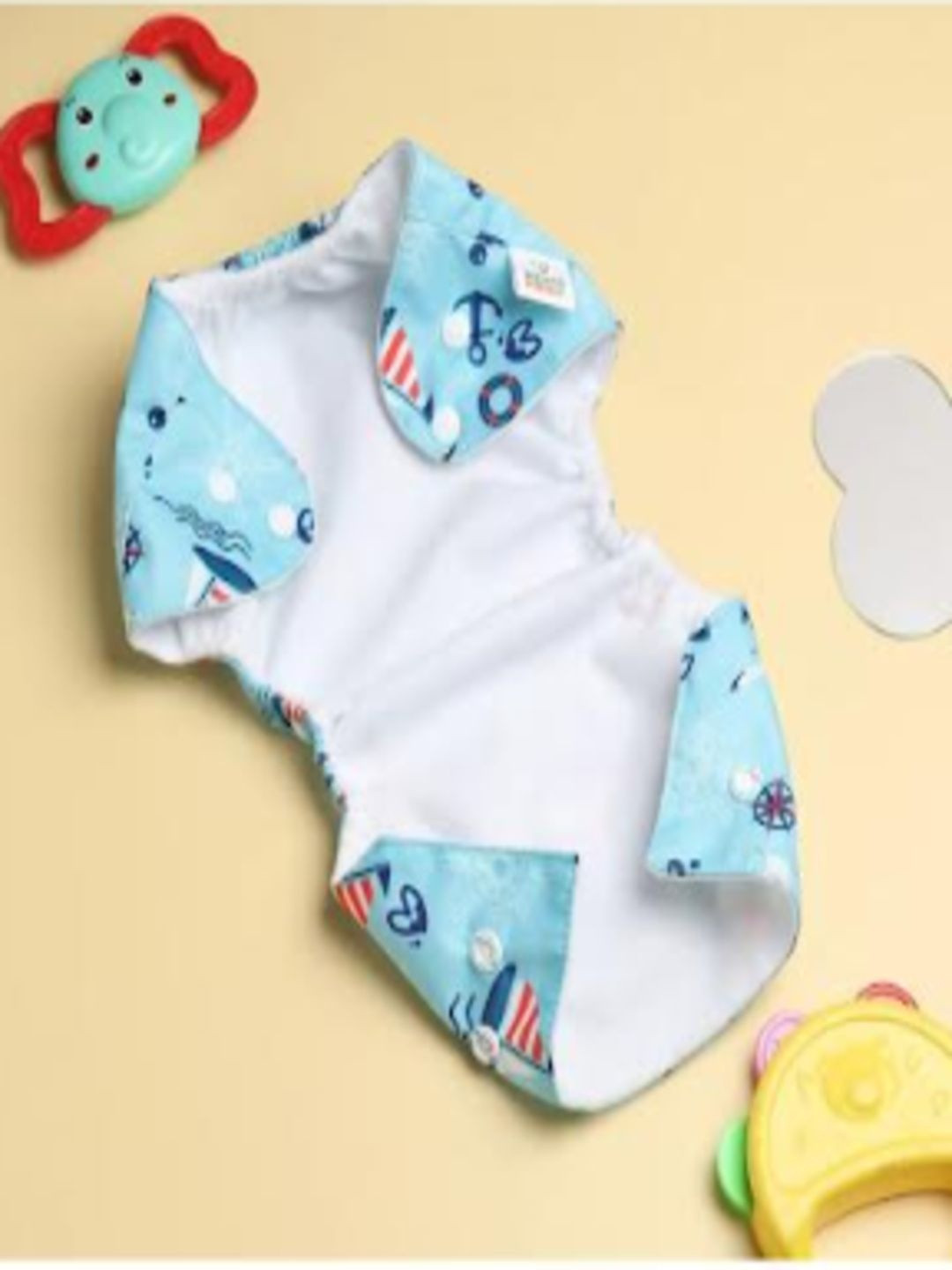 Mom's Pride Baby Set Of 3 Reusable & Washable Cloth Diapers