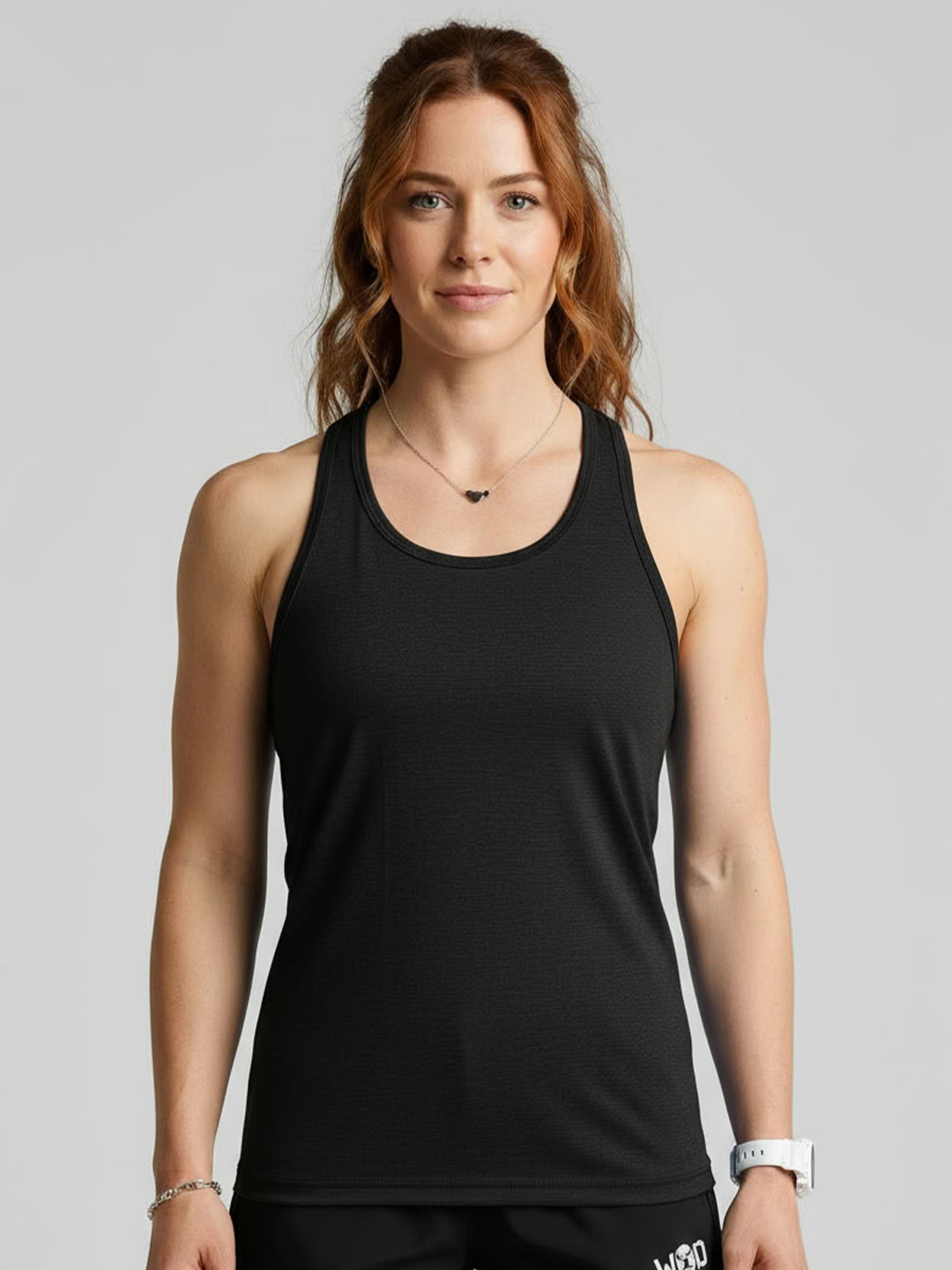 Wod Armour Cotton Sleeveless Round Neck Top