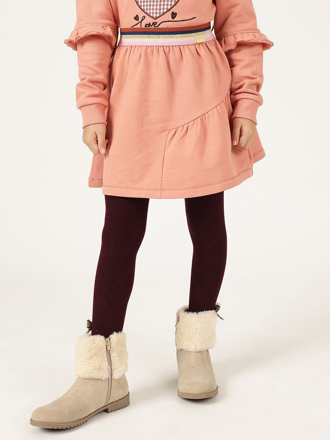 One Friday Girls A-Line Above Knee Skirt