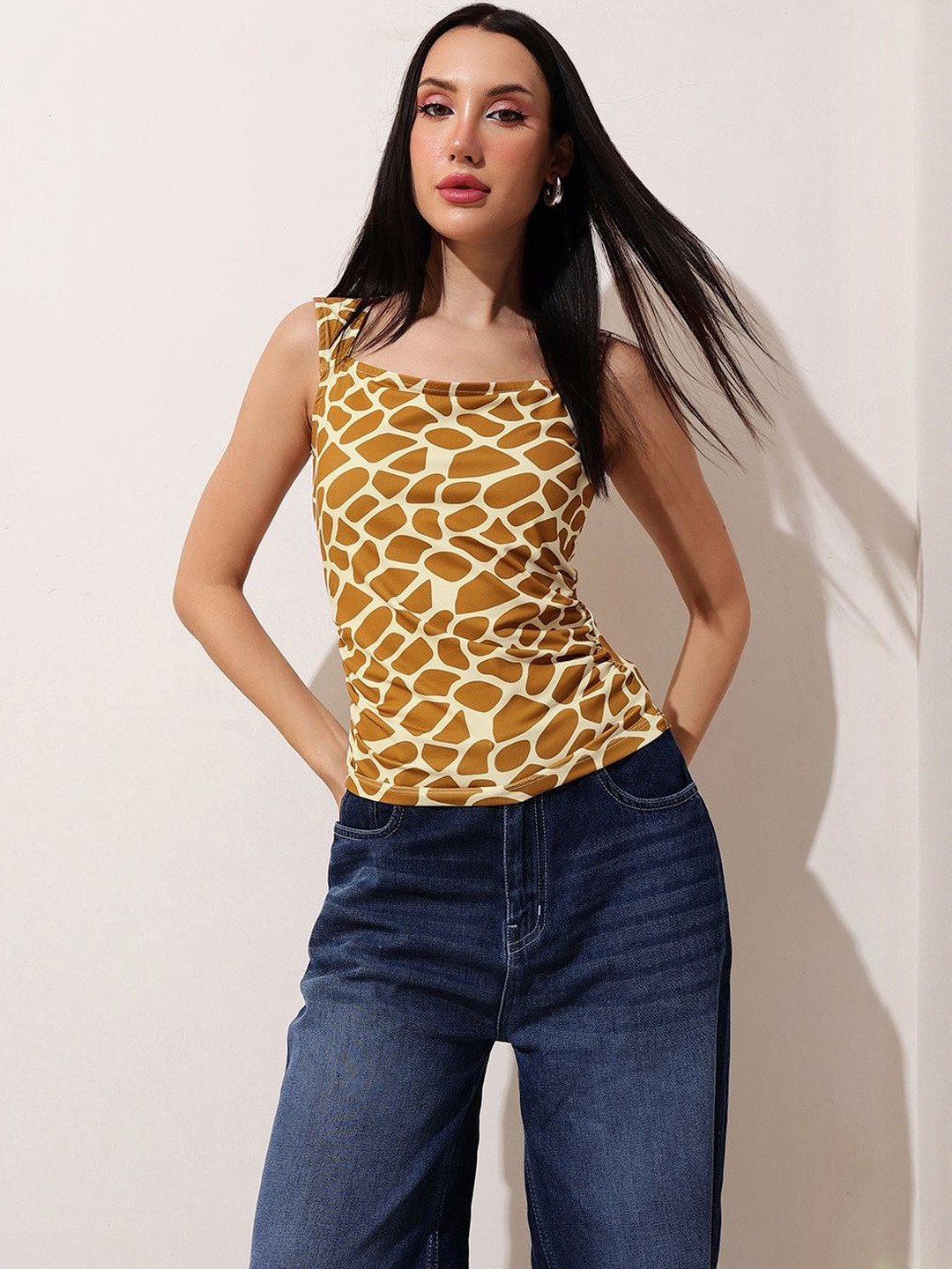 STREET 9 Animal Print Tank Top