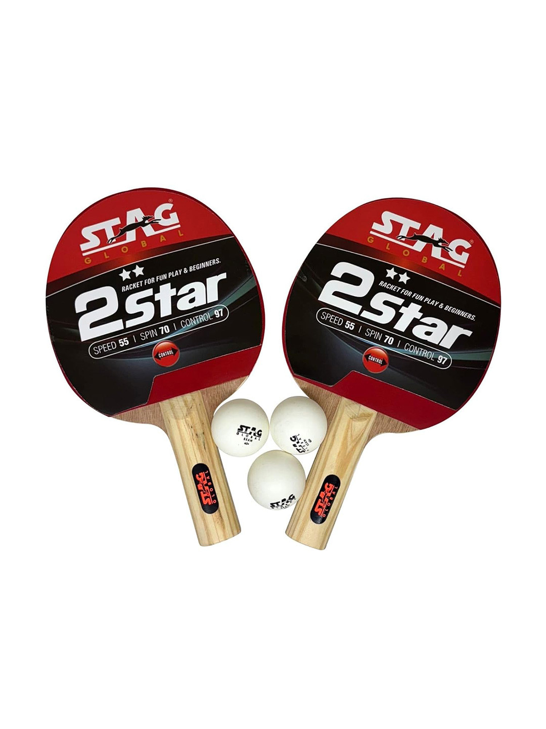 STAG GLOBAL Lightweight Table Tennis Bat Set