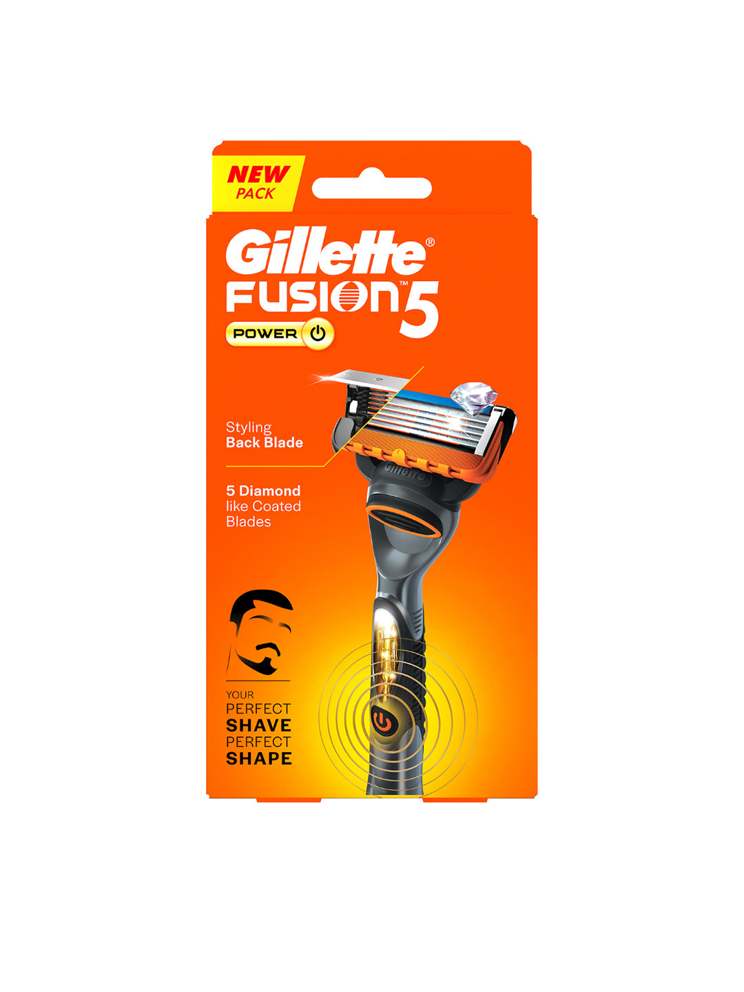 Gillette Men Fusion Power Shaving Razor With Cartridge & Battery
