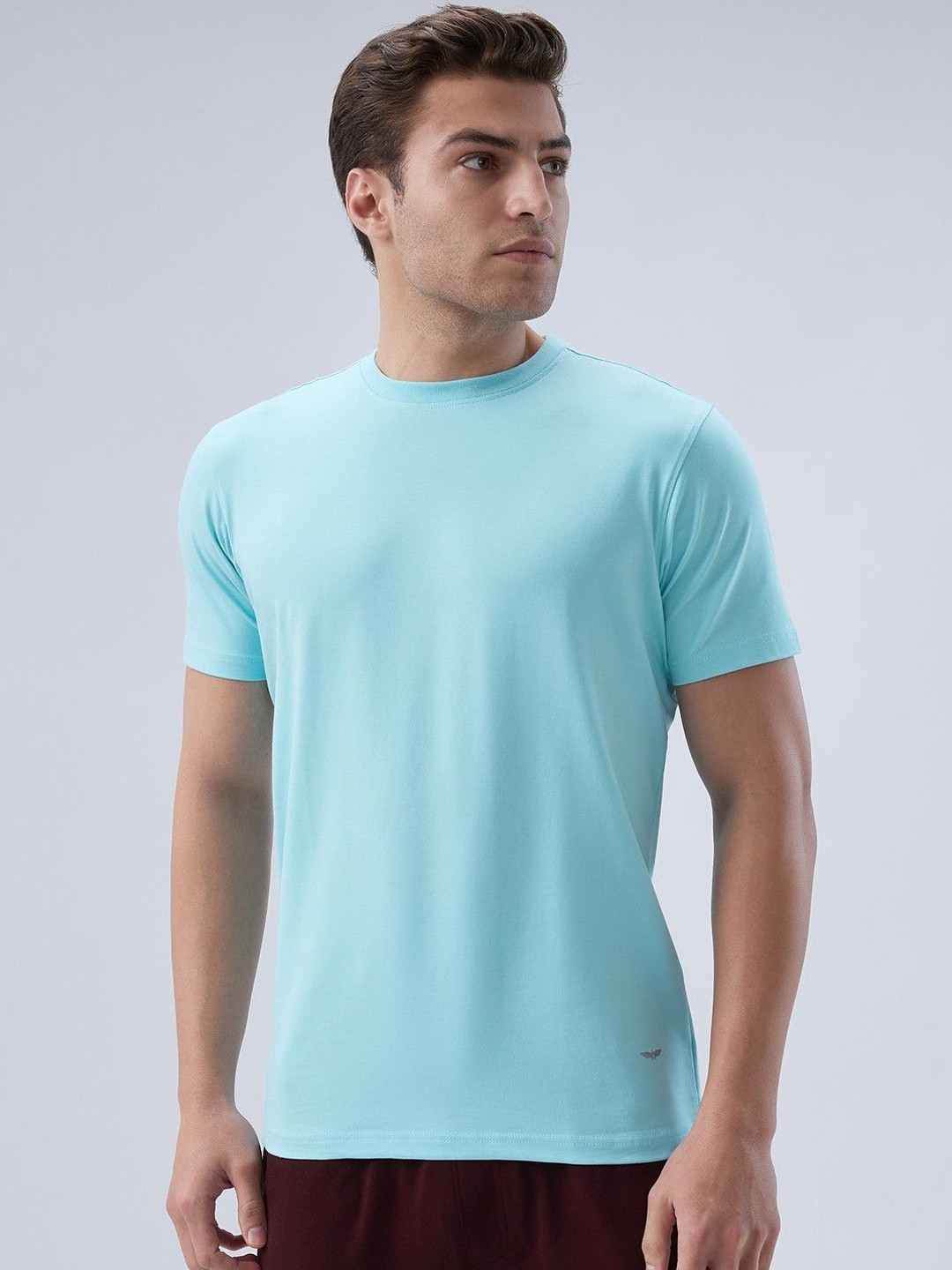 Park Avenue Round Neck Short Sleeves Regular Fit Sports T-shirt