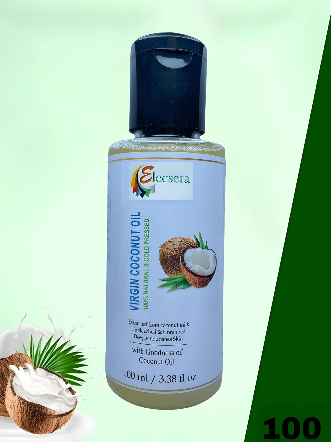 Elecsera Cold Pressed Virgin Coconut Oil - 100 ml