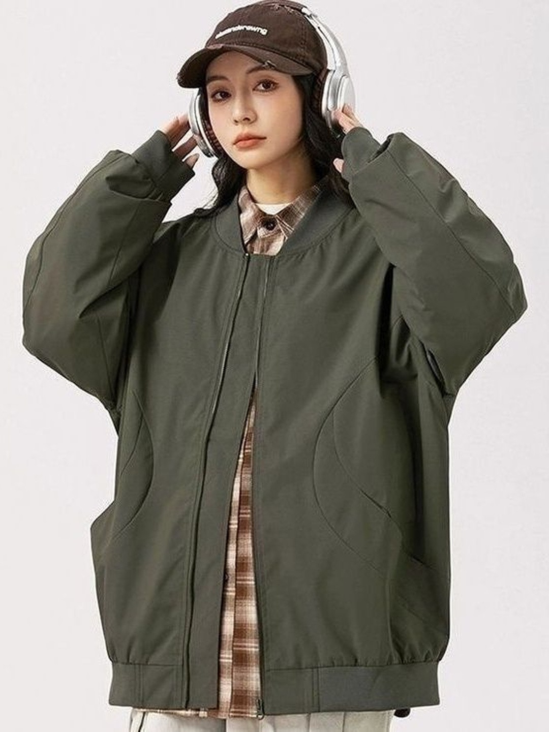 StyleCast x Revolte Collarless Leather Jacket