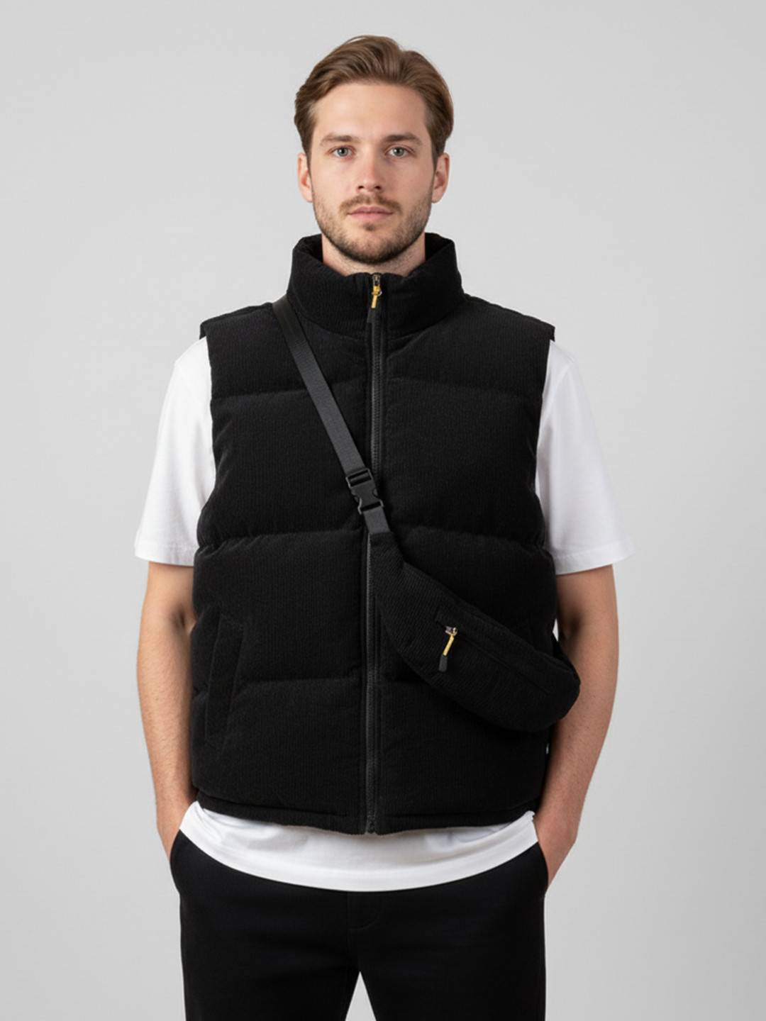 Mast & Harbour Men Sleeveless Gilet Jacket
