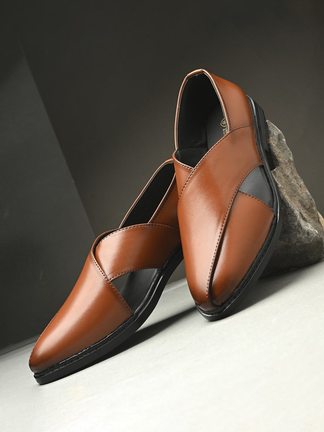 KASTAVA Men Shoe-Style Sandals