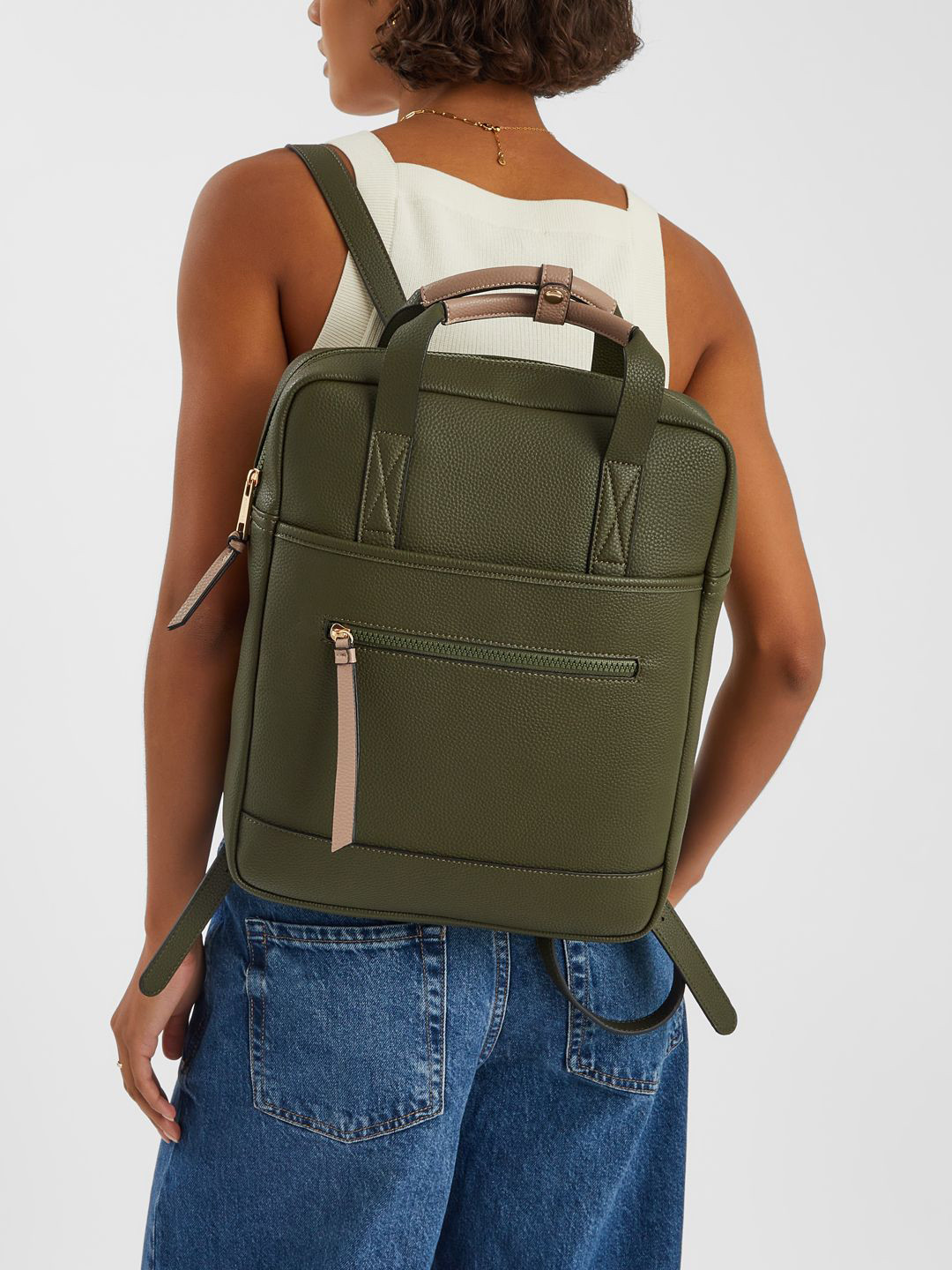 Accessorize Women Solid Laptop Padded Backpack