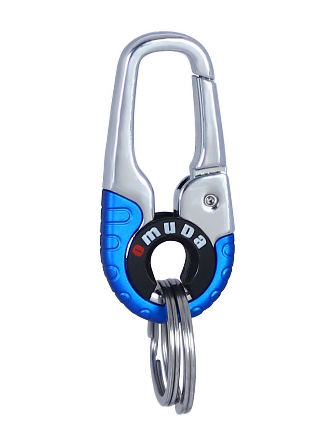 omuda Textured Press Lock Car & Bike Key Chain