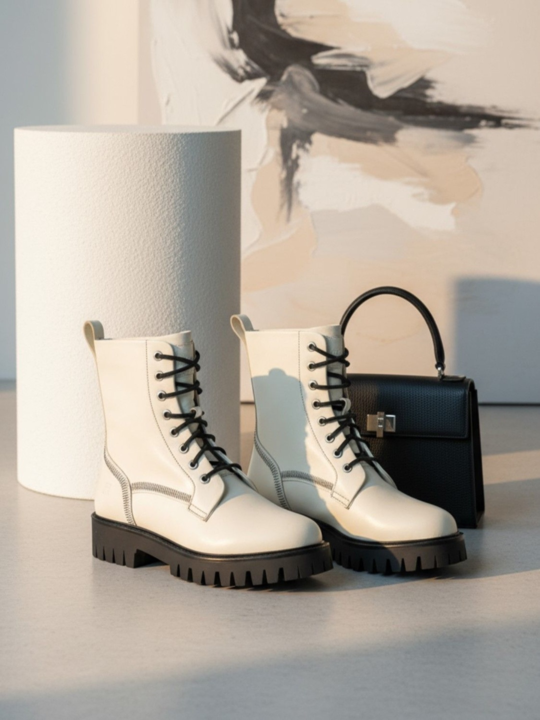 EZOK Casual Comfortable Leather Boots