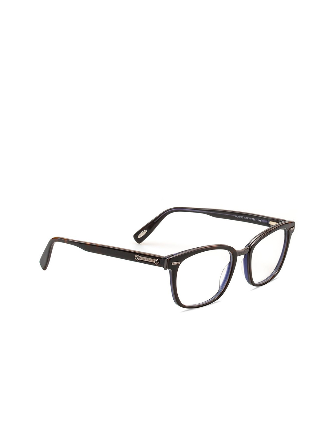 Chopard Black Full Rim Round Shaped Square Frames