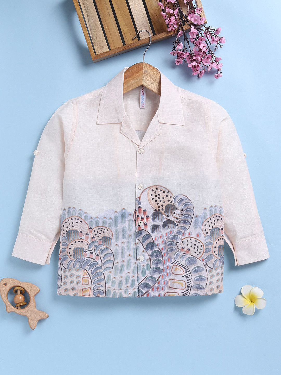 Toonyport Boys Printed Casual Shirt
