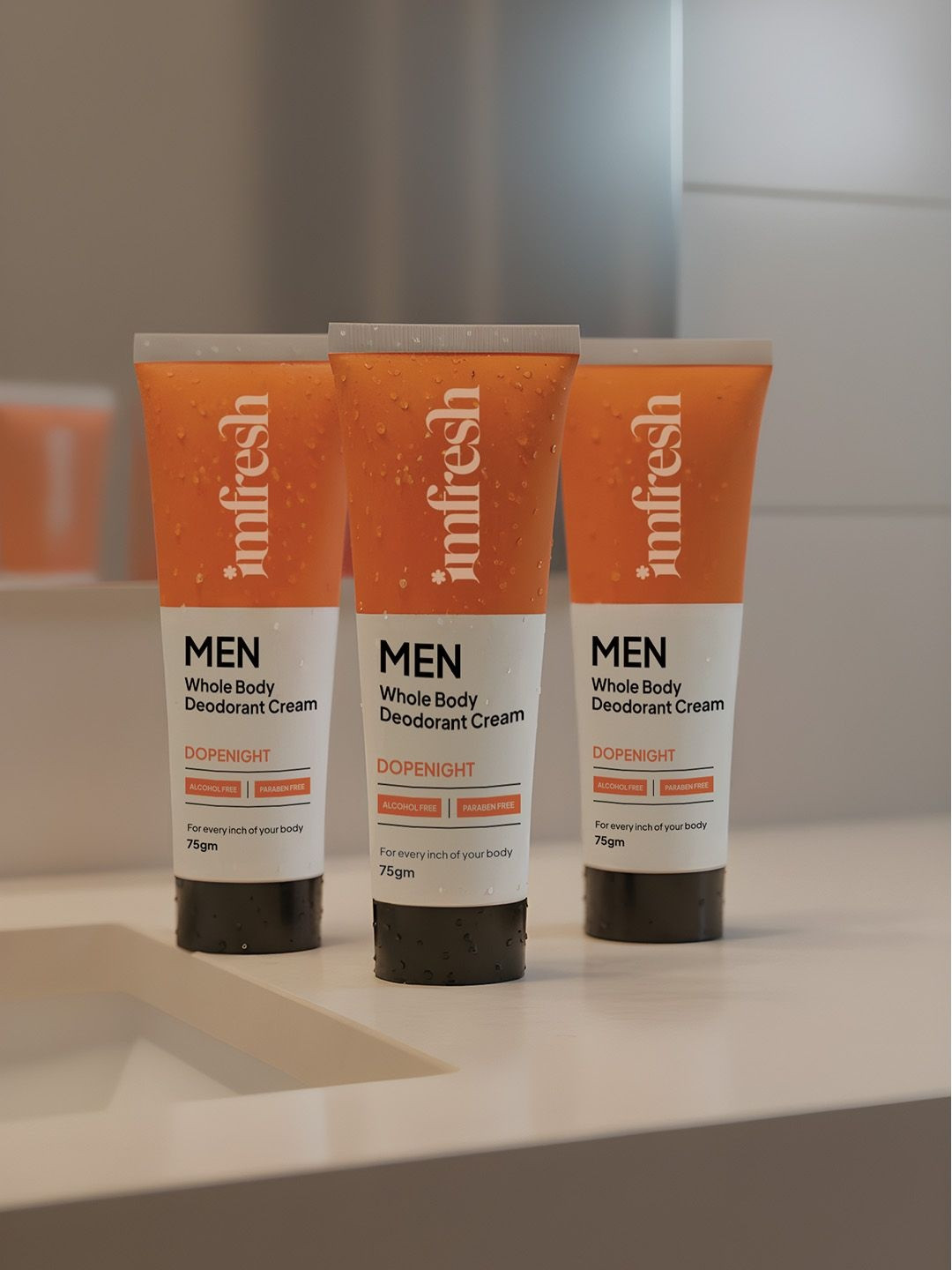 imfresh Men Set Of 3 Dopenight Whole Body Deodorant Cream - 75 g Each
