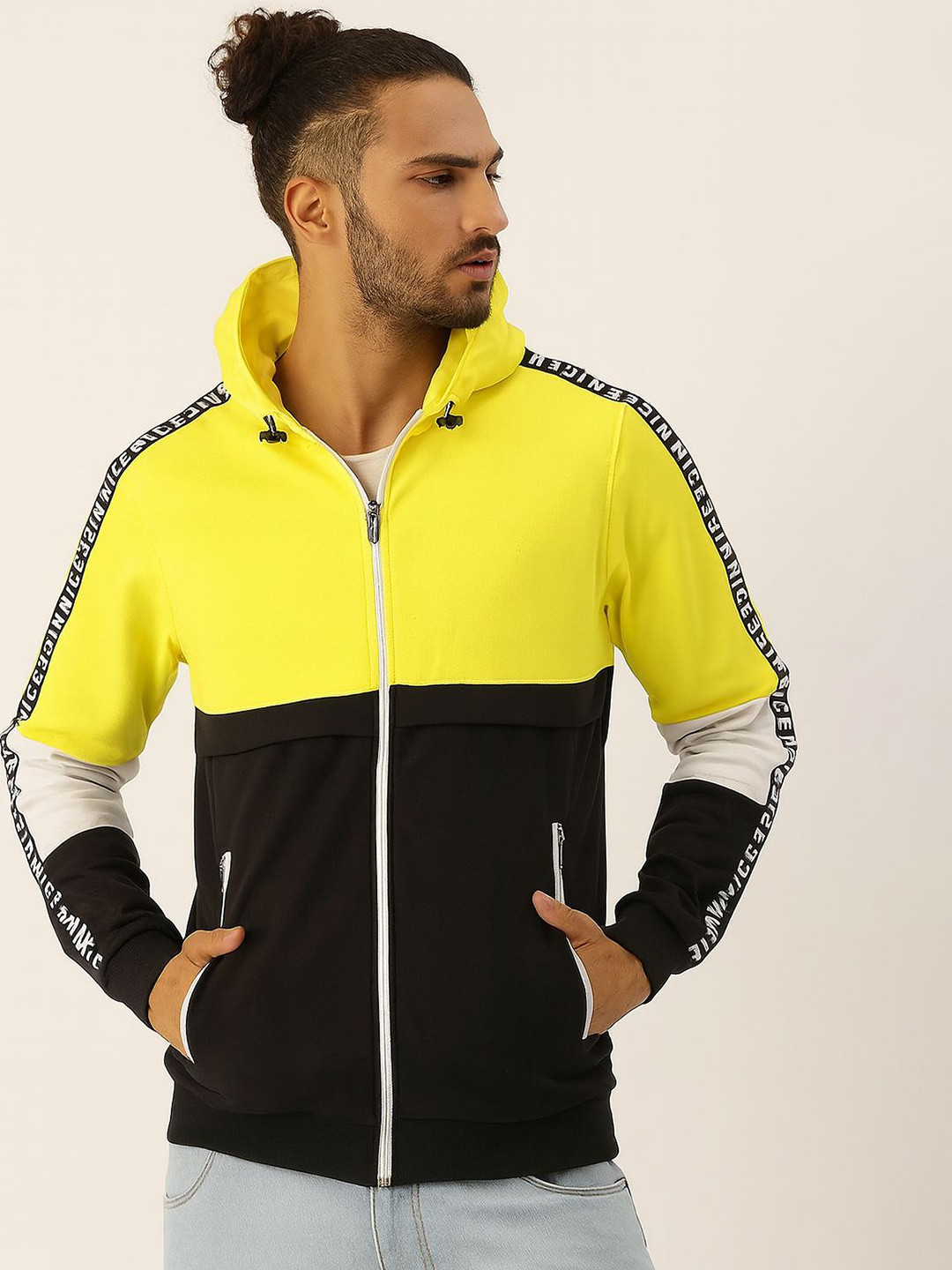 MOTREX Men Colourblocked Polyester PU Coated Pullover