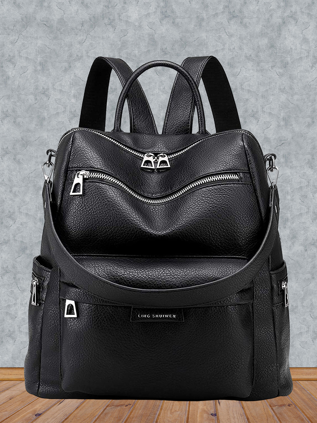 PROARCH Women Zip Pocket Non-Padded Backpack